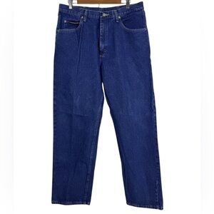 Wrangler Relaxed Fit Men's Blue Jeans Size 36x32